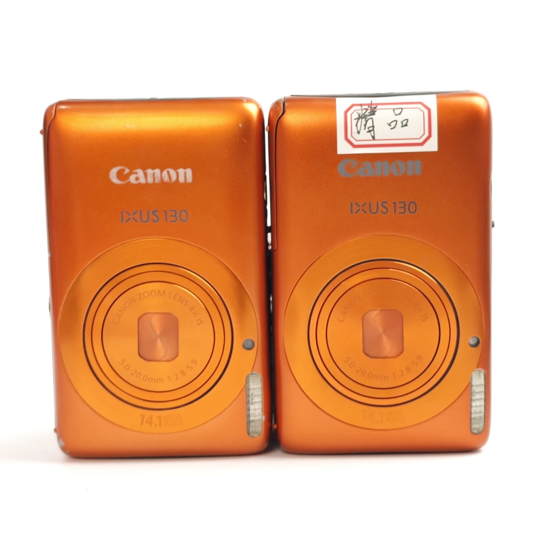 95新 Canon/佳能 ixus130橙色人像冷白皮爆款机皇1400万像素+座充