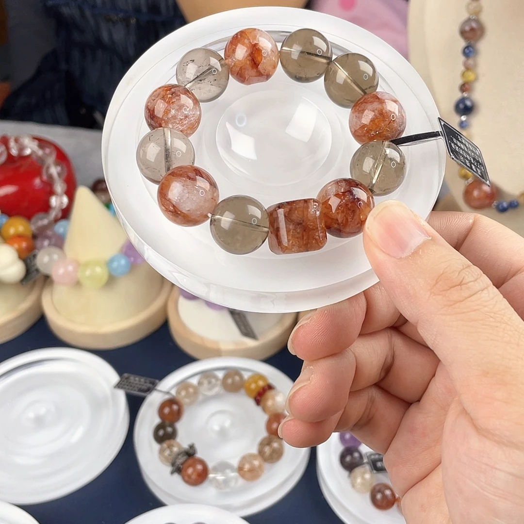 银S925镀金镶嵌手链水晶