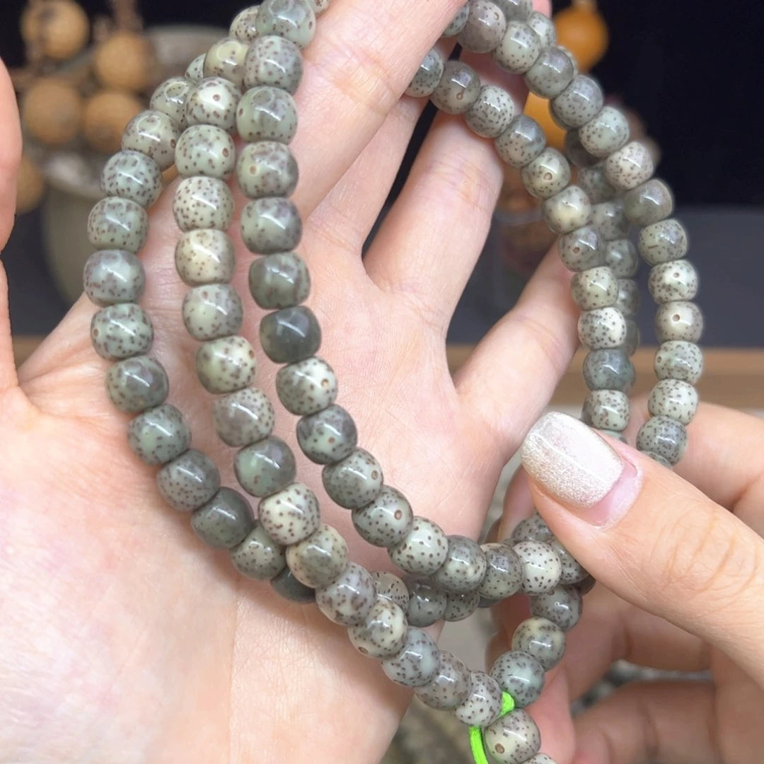 星月菩提手串石玉料月朗星稀