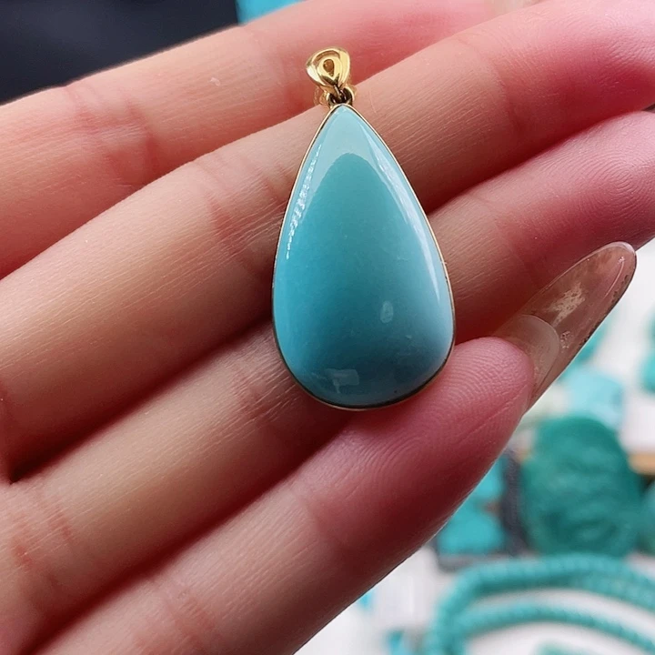 绿松石其它18K金镶嵌