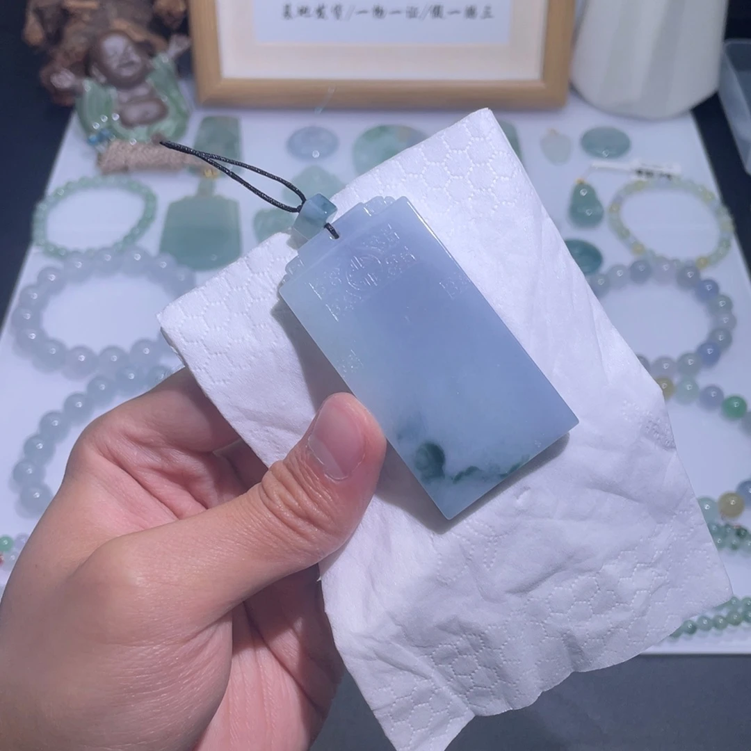 定制翡翠未镶嵌吊坠10