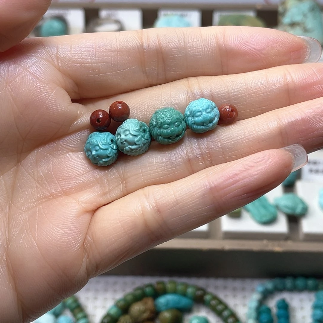 南红玛瑙配饰未镶嵌蓝*楹