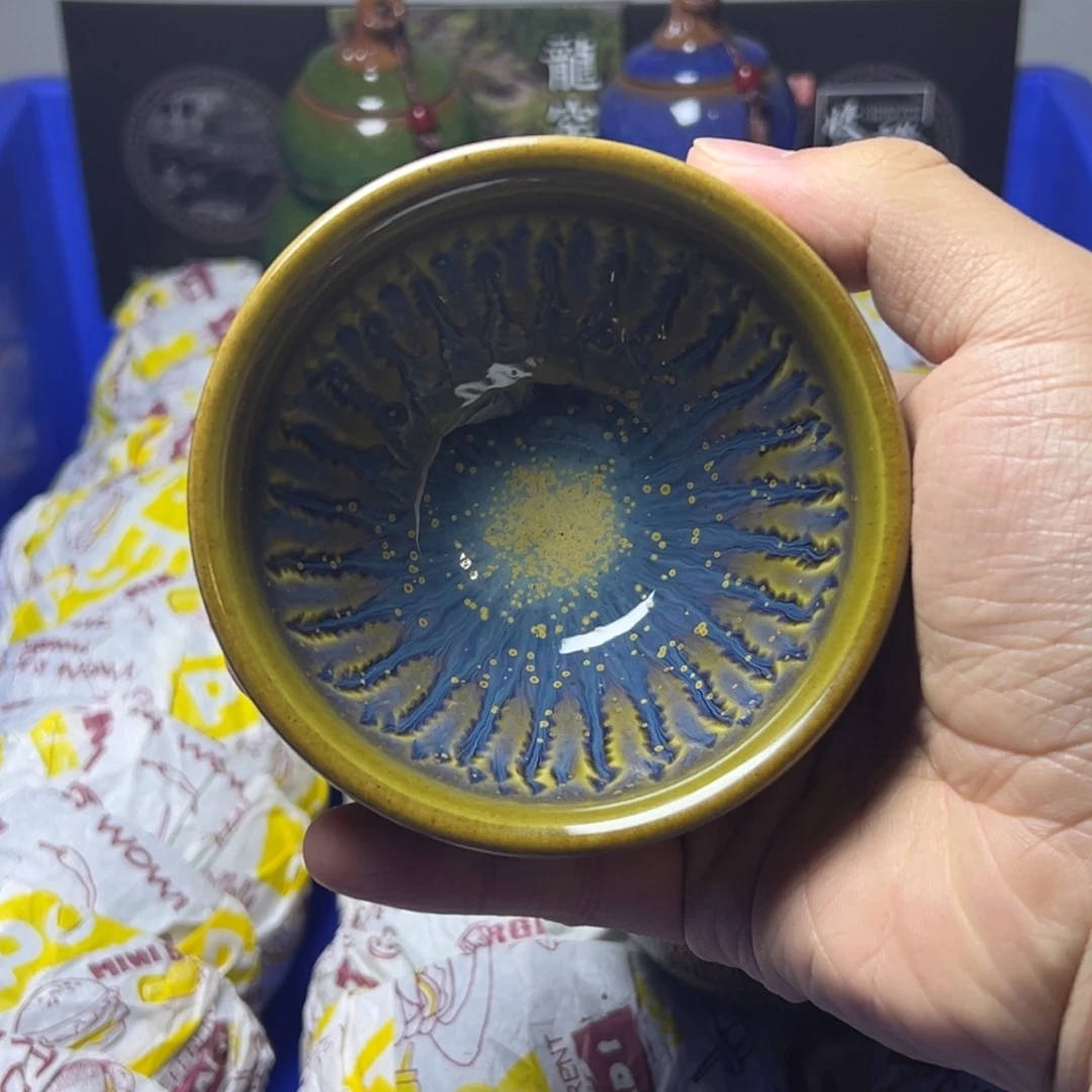胖***帥茶盏建阳建盏喝茶主人杯