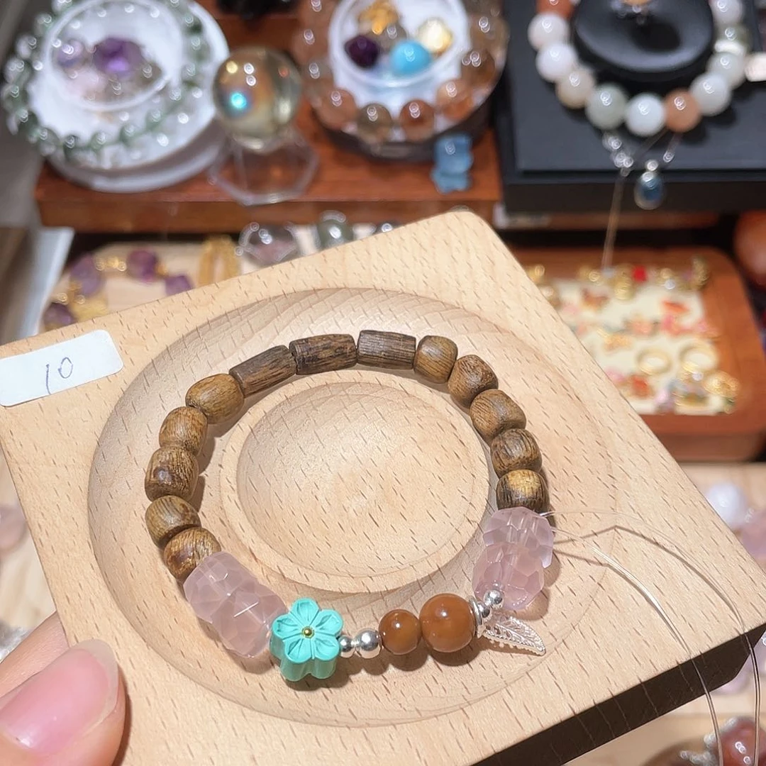 水晶手链未镶嵌I****s海南莺歌沉香