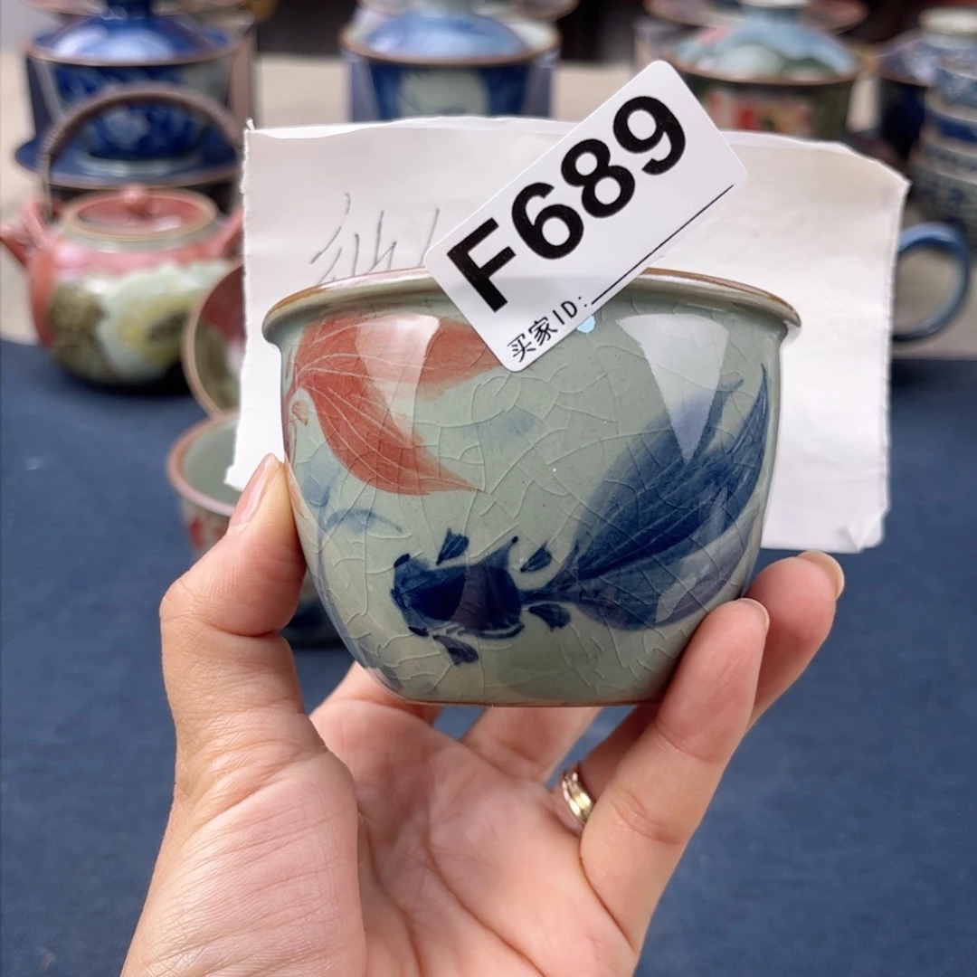 杯景德镇手绘手工茶具