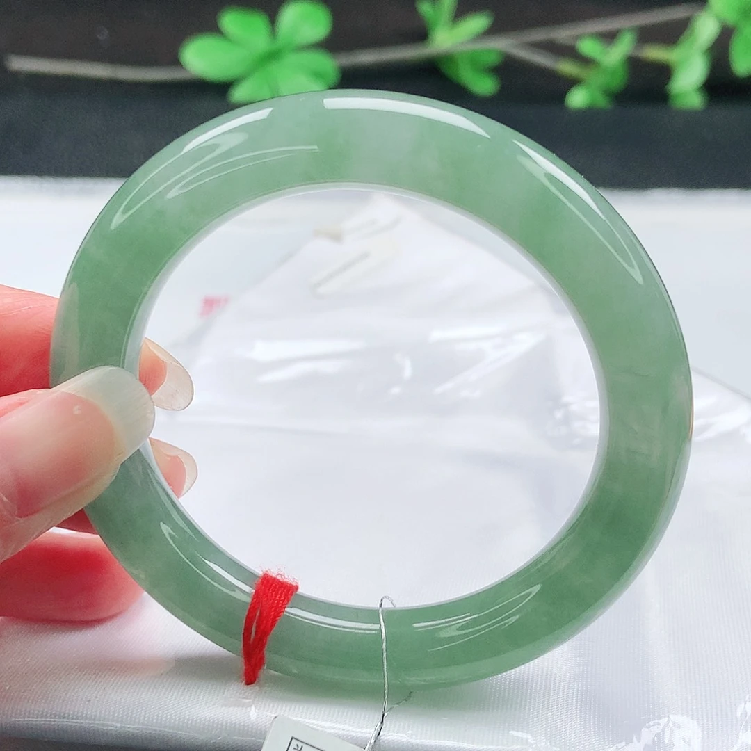 未镶嵌手镯翡翠54圆条