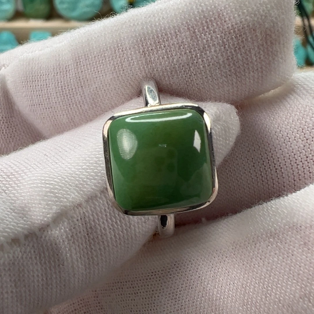 银S925镶嵌绿松石配饰