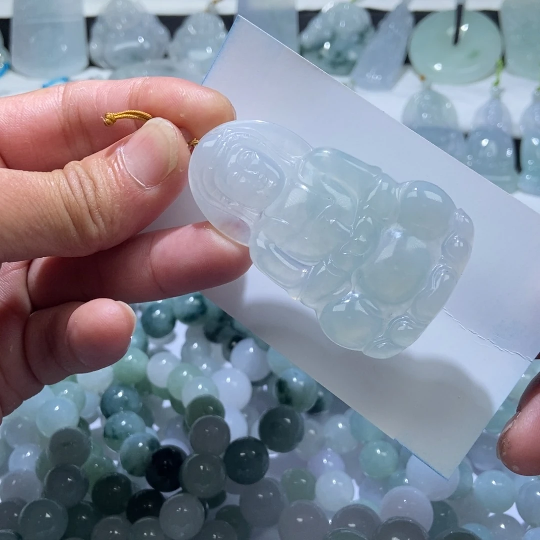 定制翡翠未镶嵌观音