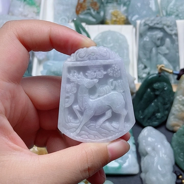 翡翠未镶嵌吊坠(不含链)翡翠