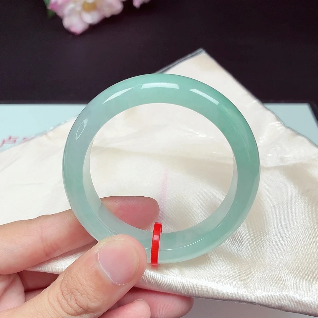 翡翠未镶嵌手镯52圈