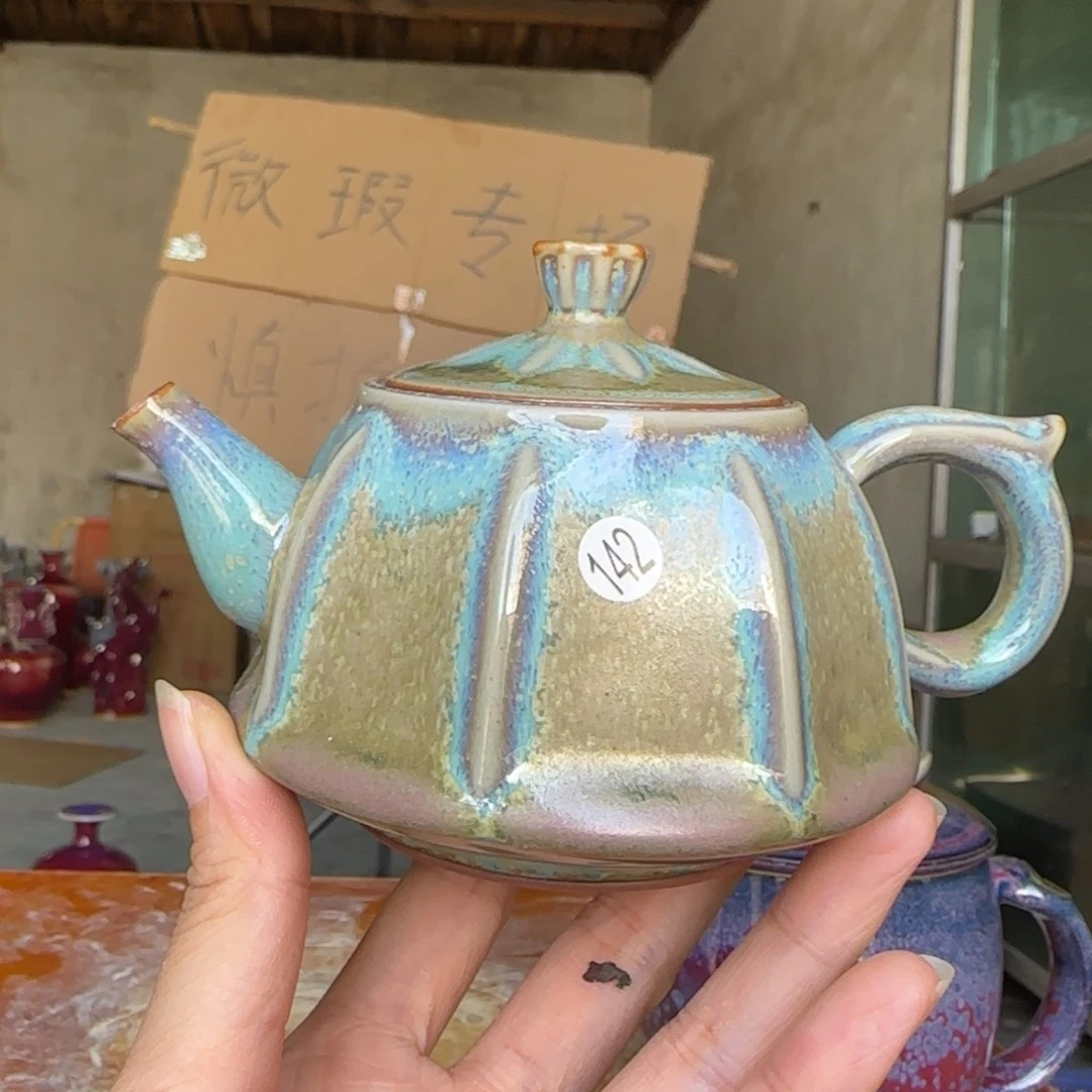 摆件陶郑家钧窑摆件微瑕