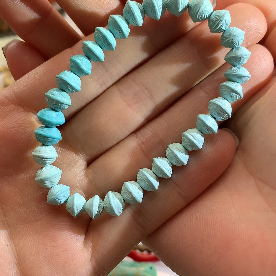 绿松石未镶嵌手串松石手串