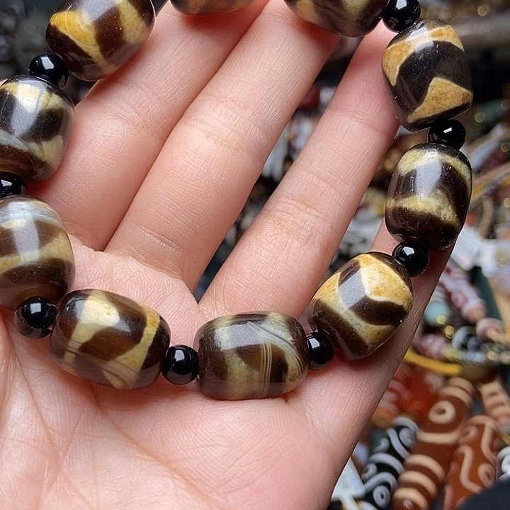 玛瑙/玉髓未镶嵌手链