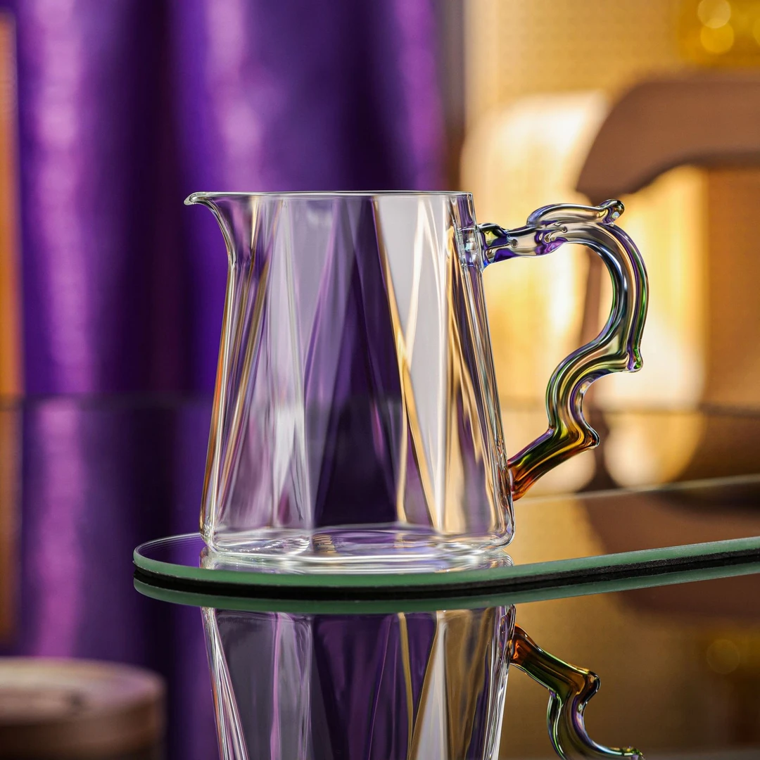 禾器揽遇 晶隆茶海 S级高硼硅玻璃公道杯 人工吹制 容量≈420ml