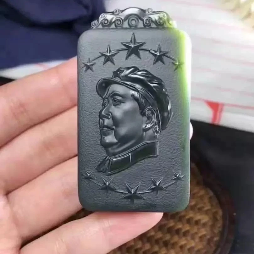 【假一罚四】【弘利补贴】新疆和田玉雕刻一级伟人款多样性发其一