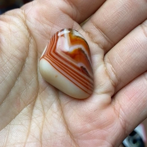 未镶嵌玛瑙/玉髓珠宝奇石那**月打孔不退不换