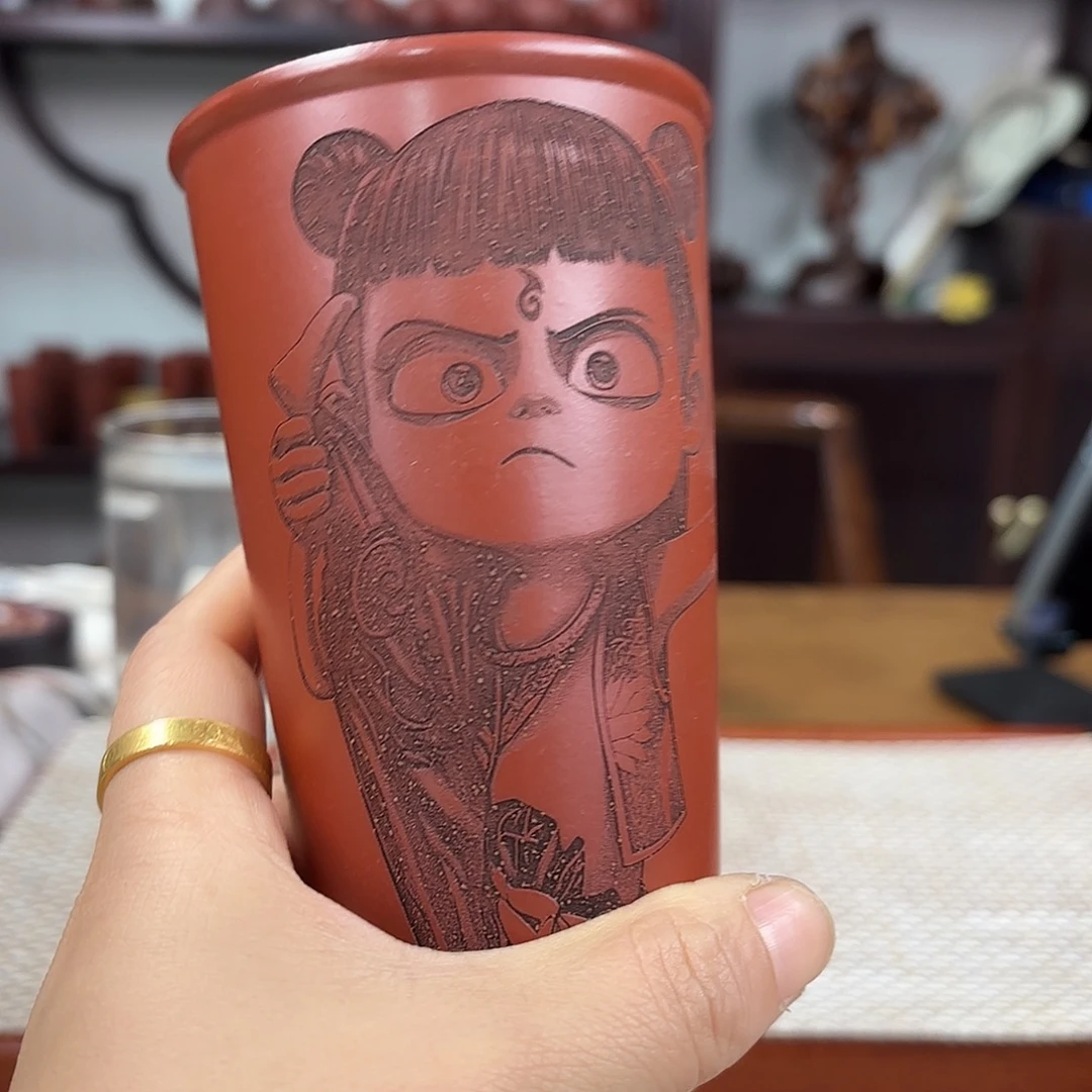 紫砂茶杯宜兴紫砂杯