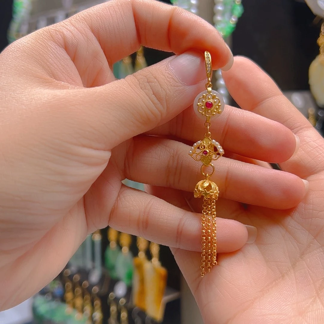 未镶嵌翡翠耳饰ｓ**ｕ翡翠