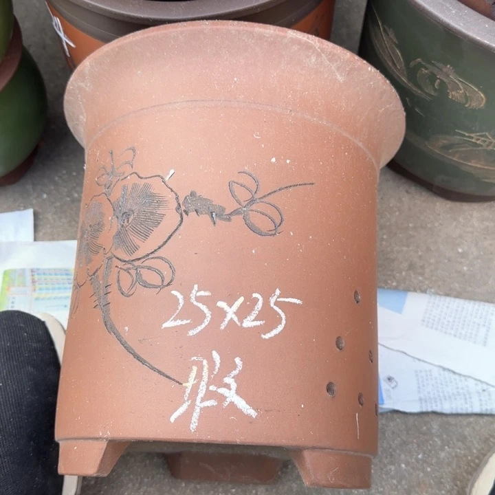 紫砂花盆特价清仓