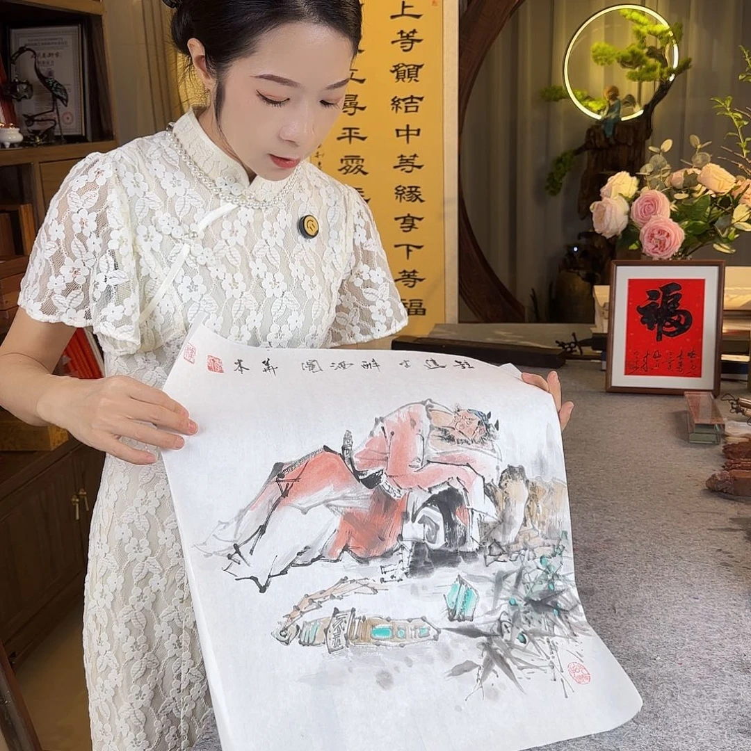 国画李华本老师国画
