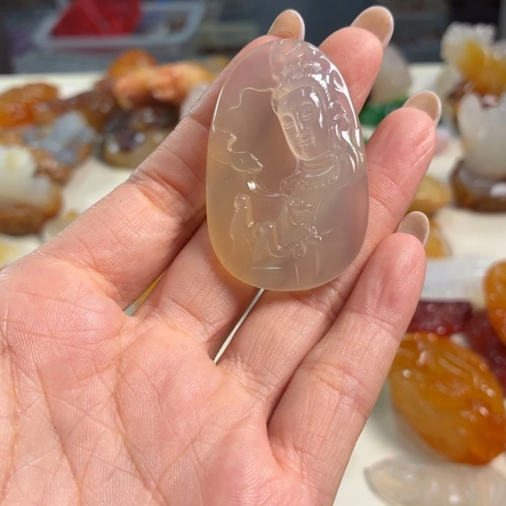 未镶嵌吊坠(不含链)玛瑙/玉髓