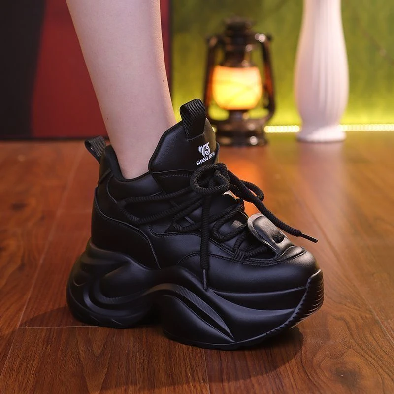 老爹鞋女鞋子内增高2025春夏季新款爆款休闲运动厚底松糕网面透气