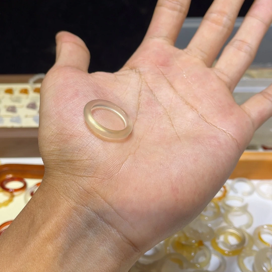 玛瑙/玉髓未镶嵌戒指271号港14