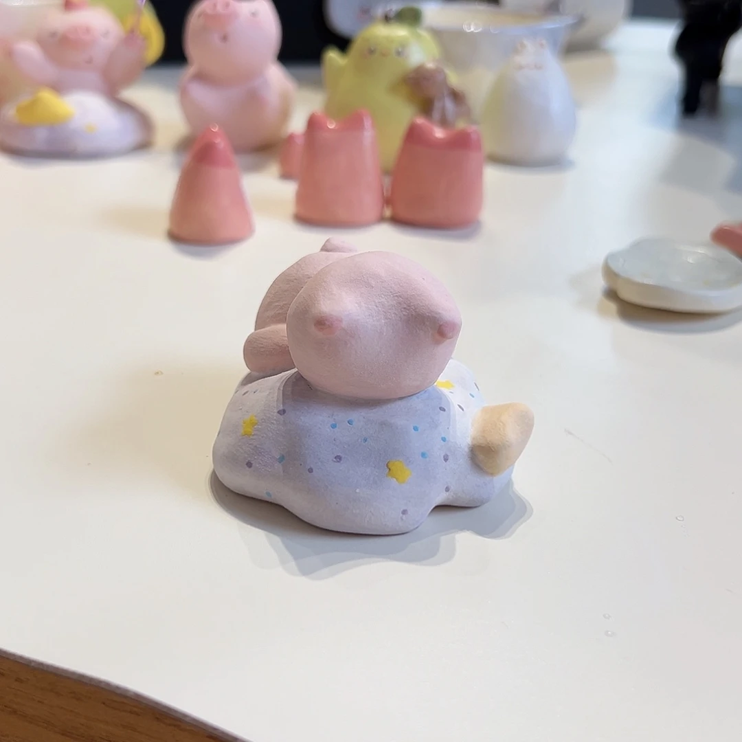 陶瓷艺术摆件手作