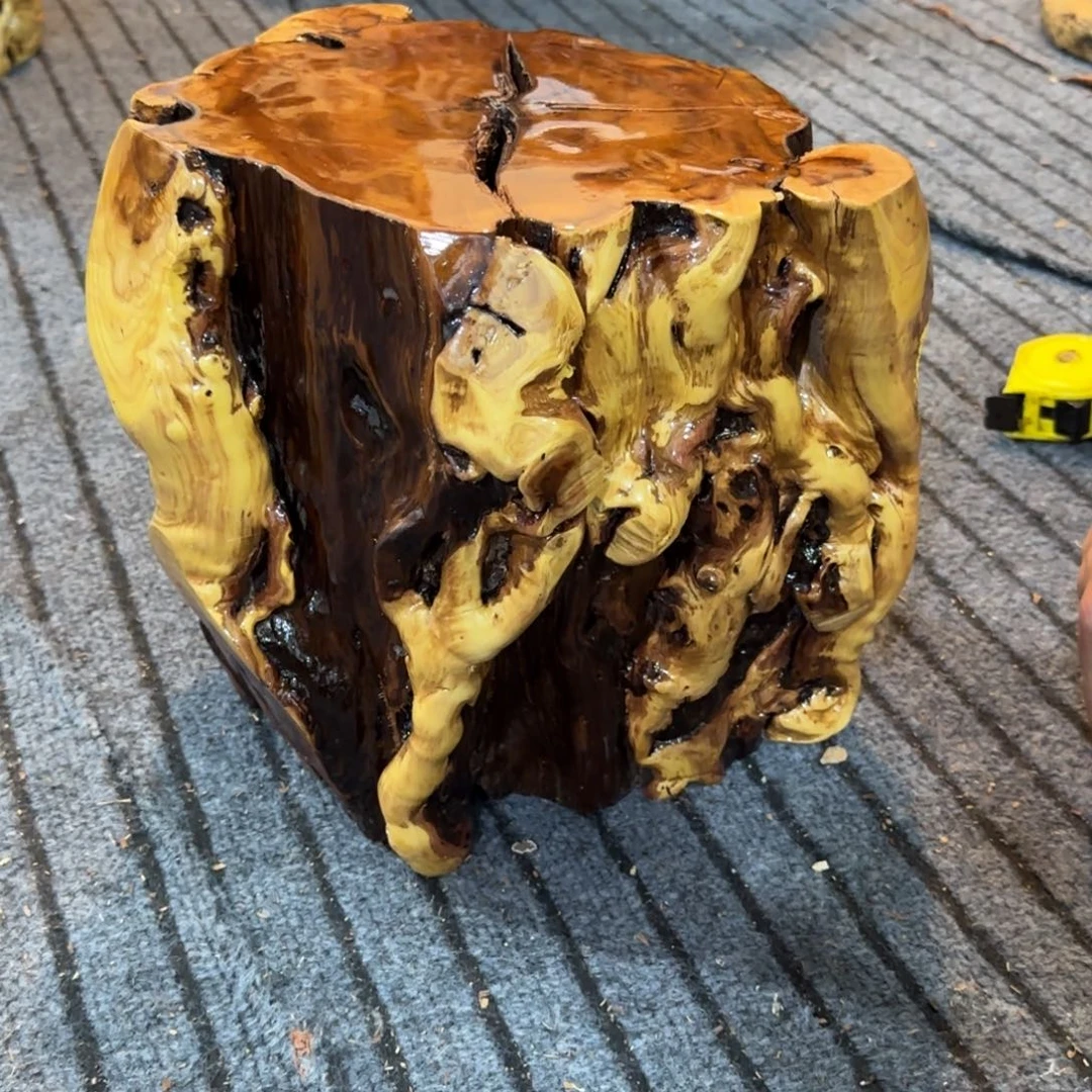 梦***扬龙纹鸡心枣木手工艺品