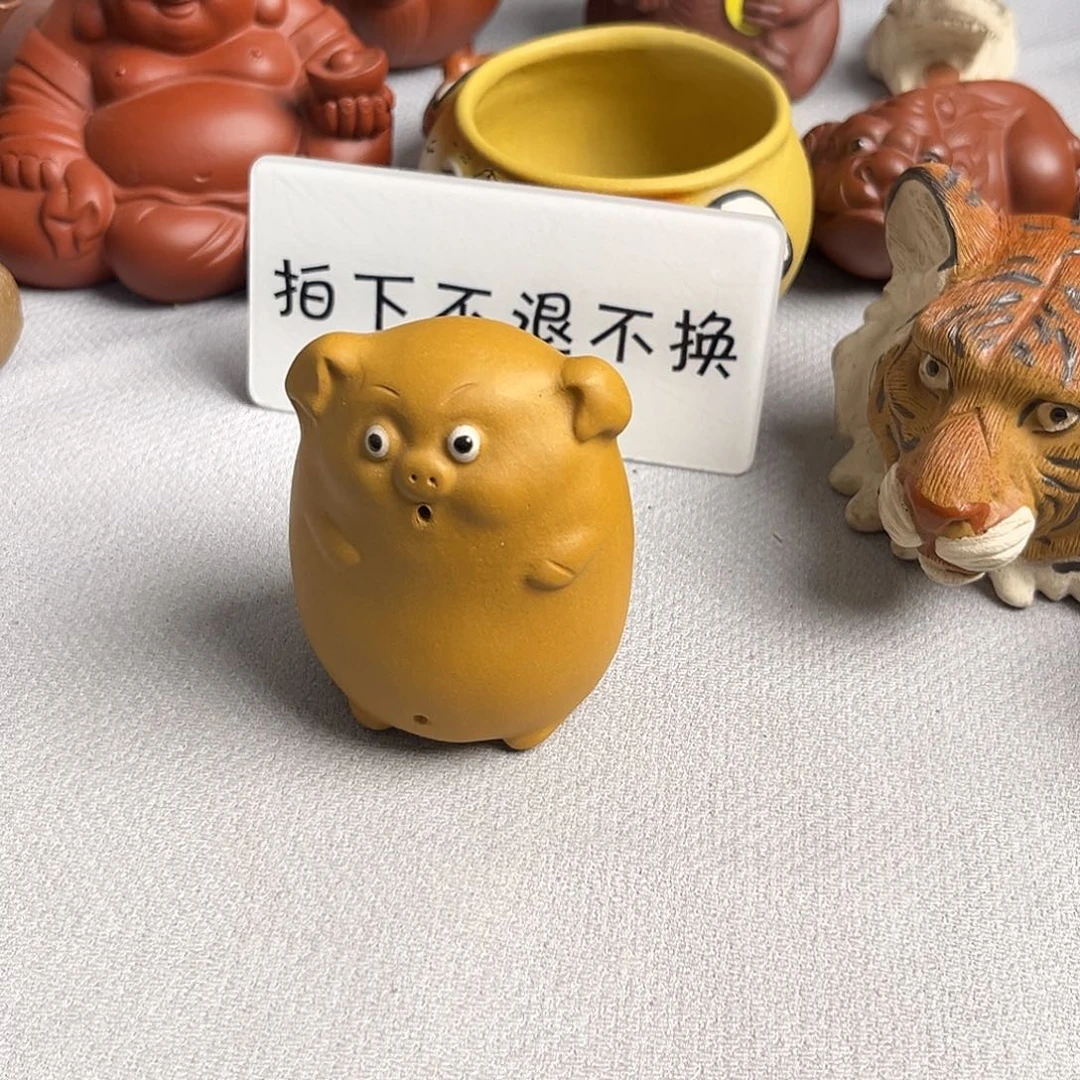 紫砂茶宠我****巴紫砂瑕疵