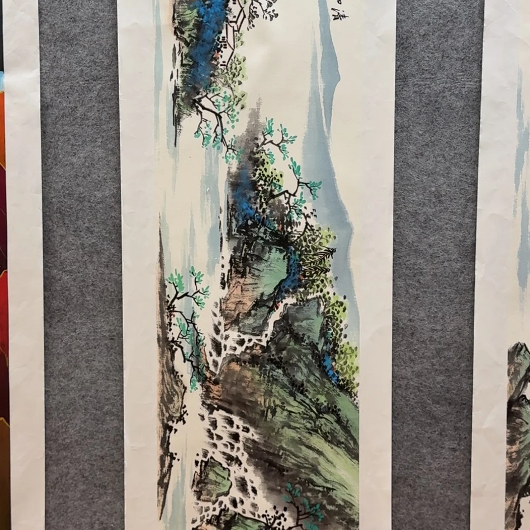 国画李建海138x34山水