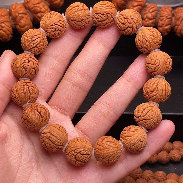 手串桃核精品绣球手串1.5
