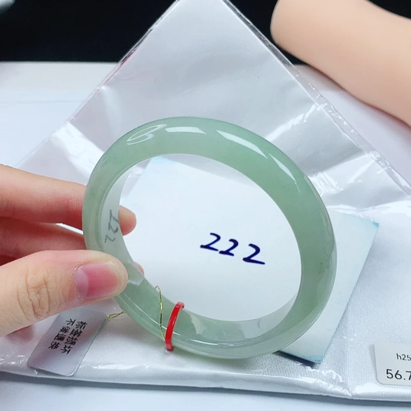 【闪购商品】翡翠手镯未镶嵌缅甸天然a货手镯56+