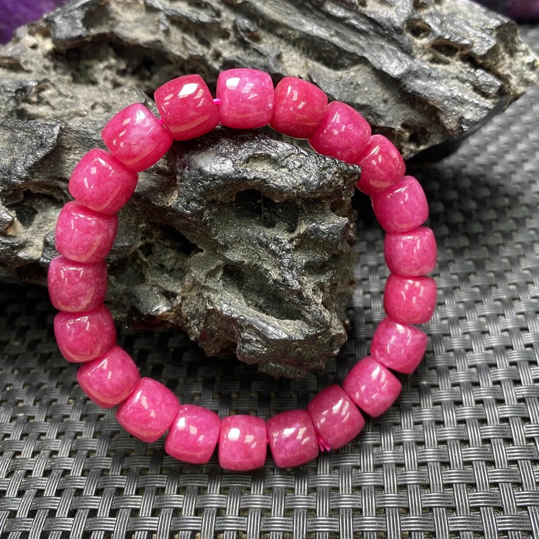 10mm卢比来红直切精美手串-697
