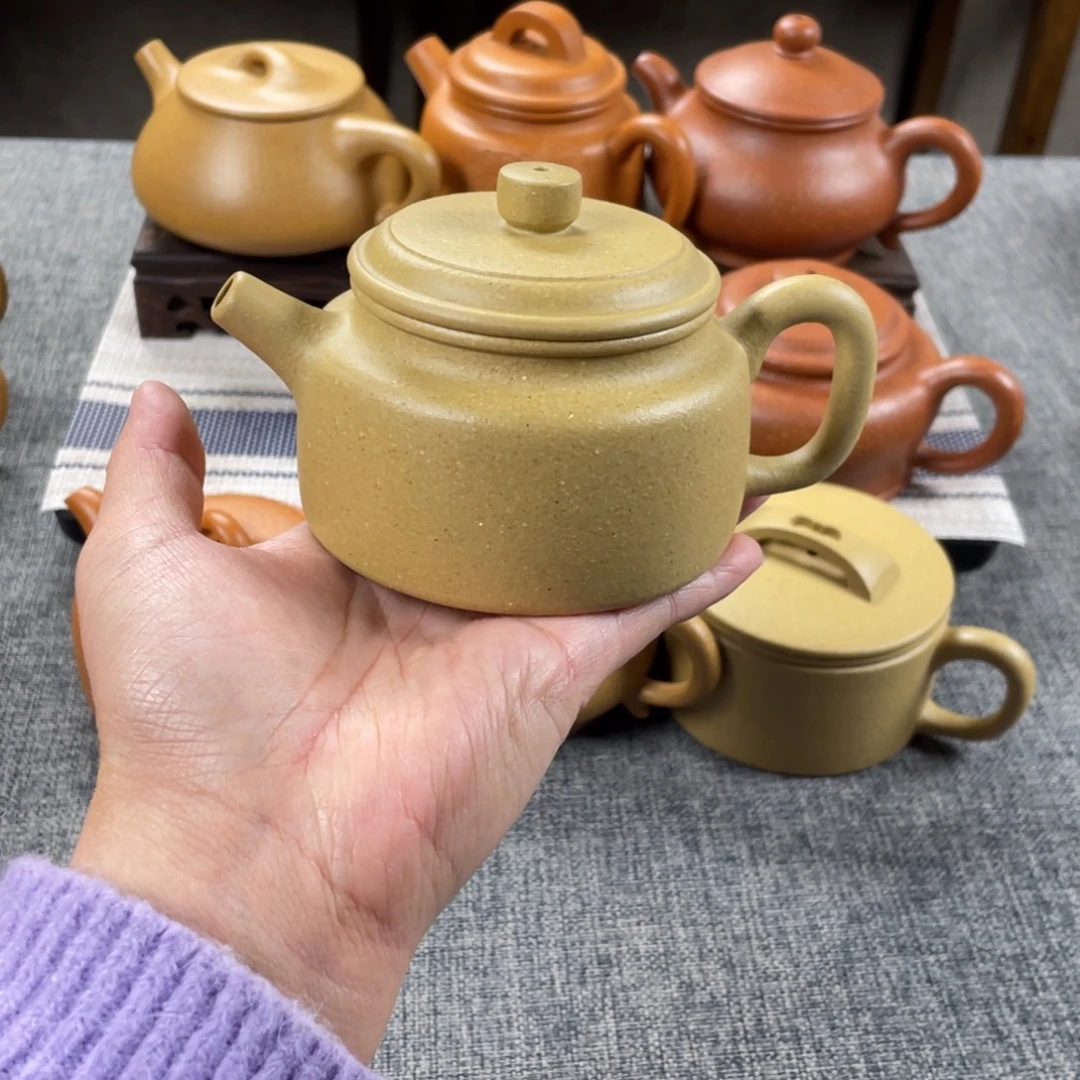 *****紫砂茶壶本绿德钟全手30目200