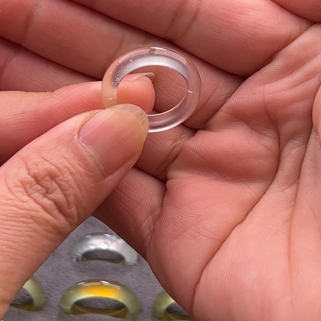 ****༻蛇纹石玉未镶嵌手镯54