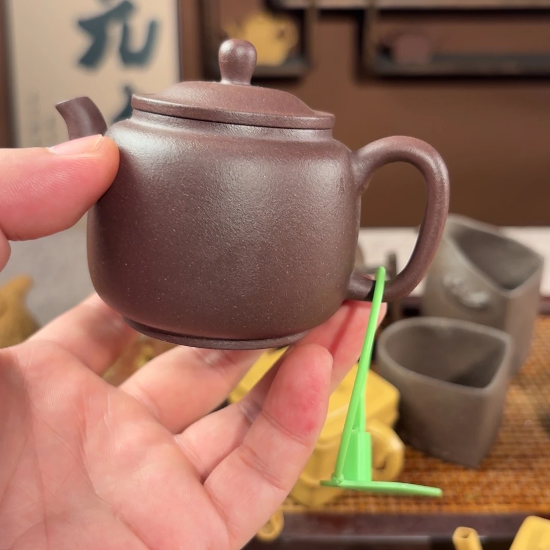 紫砂茶壶原矿墨林