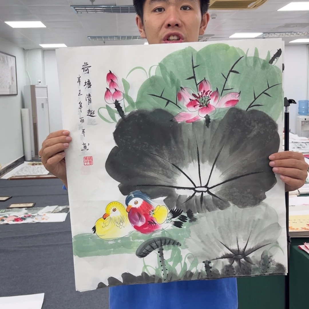 国画宣纸国画纯手绘作品