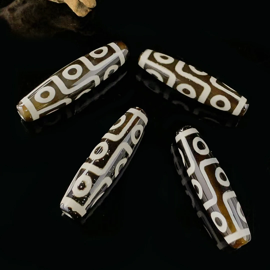 S8211-龙帝寿喜瑙黑龙黑财桶珠玛瑙吊坠-配绳子-多样性只发一件