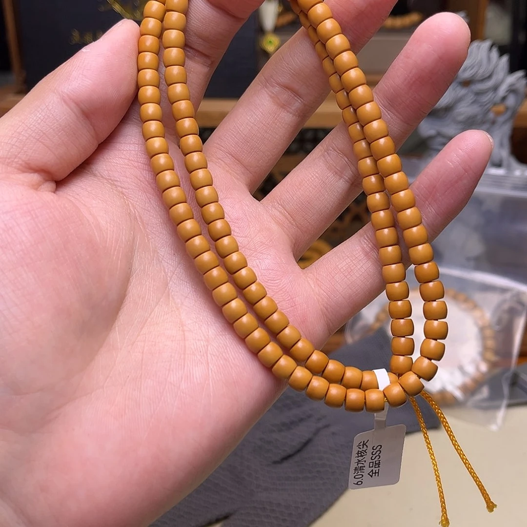 橄榄核手串/手链【听松】sss橄榄核尖素@@长串6.0