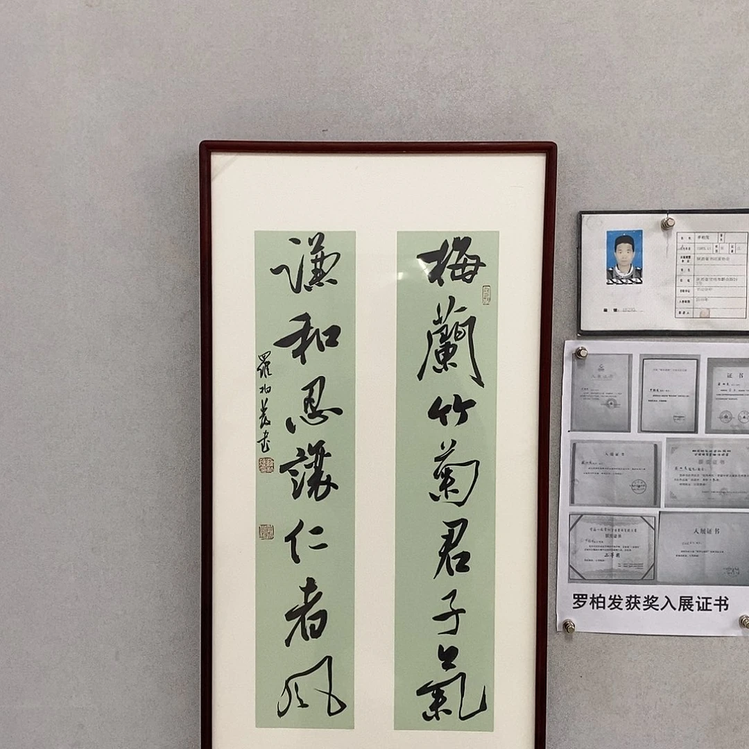 书法罗柏发老师作品