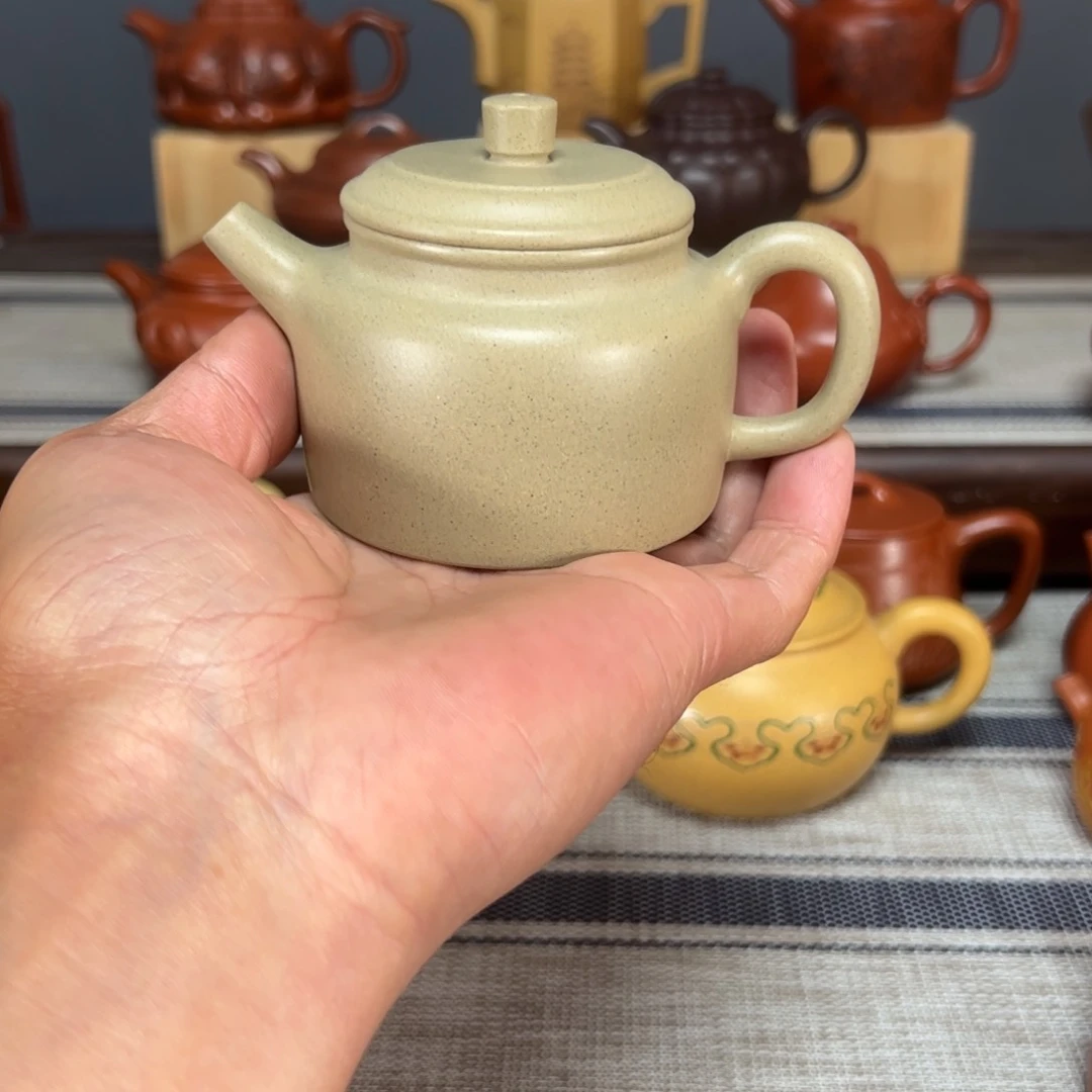 茶壶紫砂渡**己原矿5号井本山绿德钟容量170c c