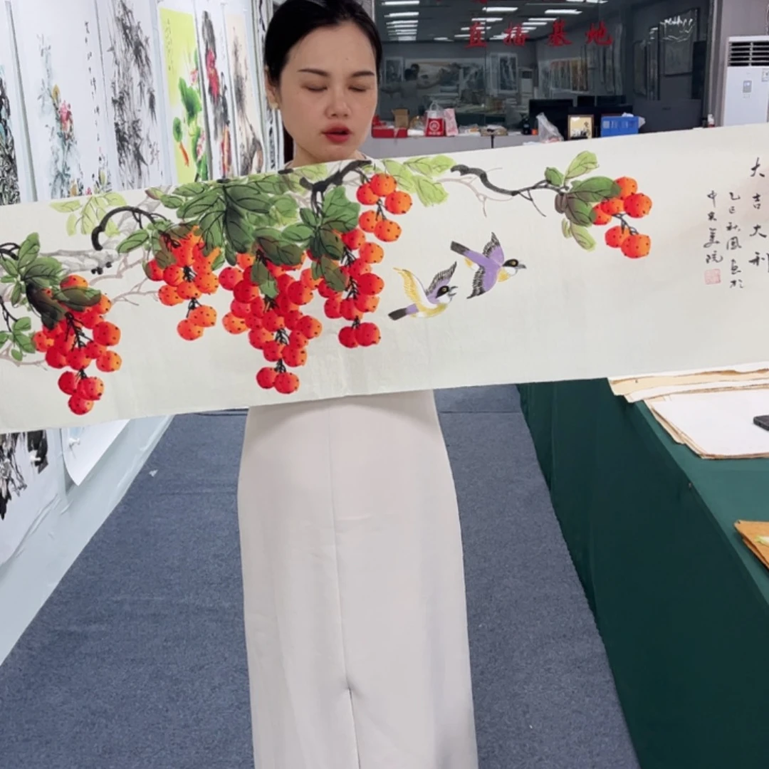 国画宣纸国画纯手绘作品