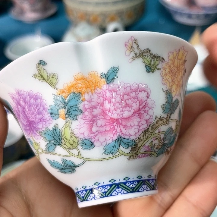 景德镇陶瓷主人杯1233455