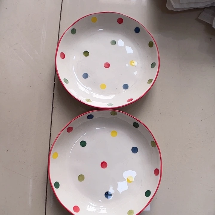 瓷片瑕疵特价陶瓷深盘