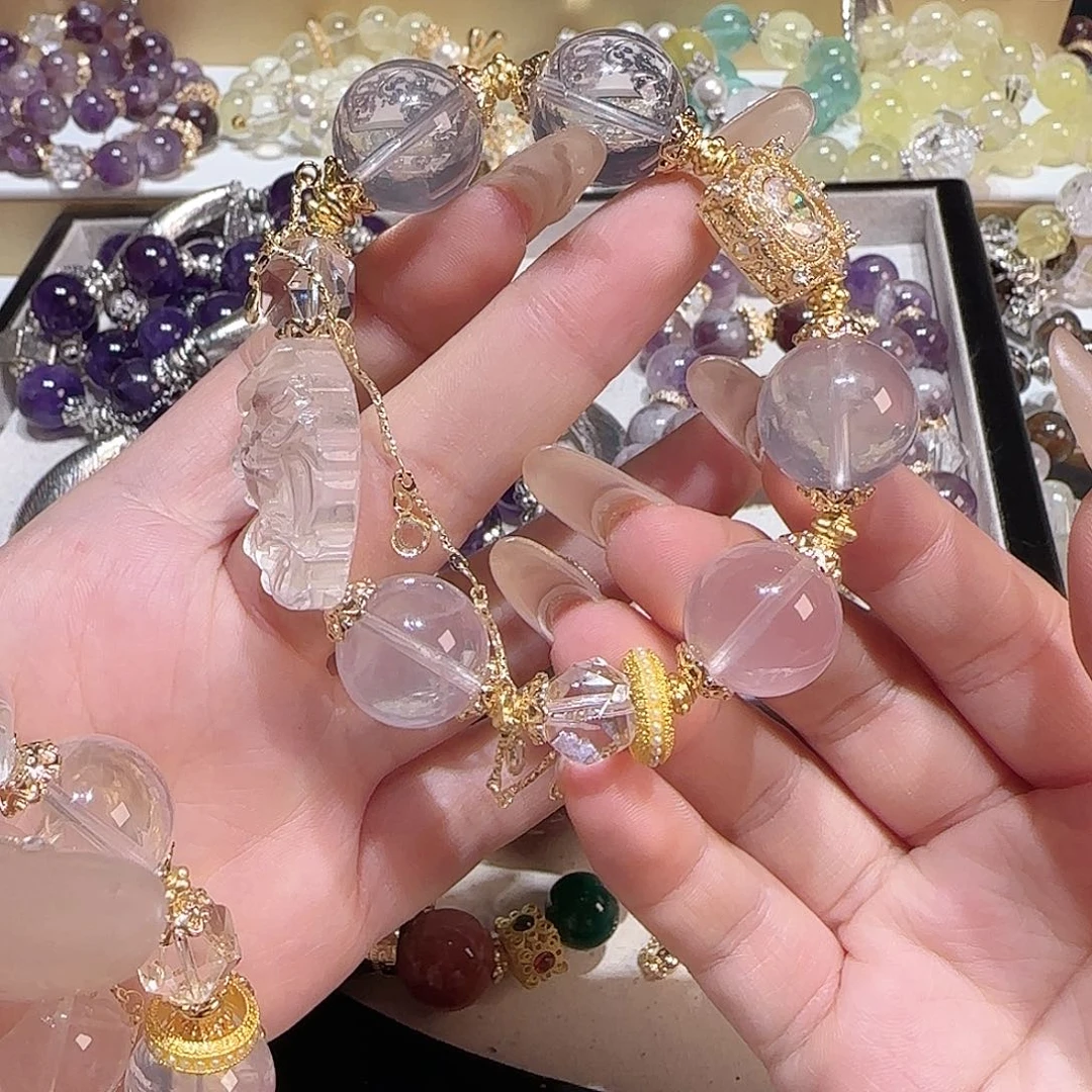 水晶手链未镶嵌把