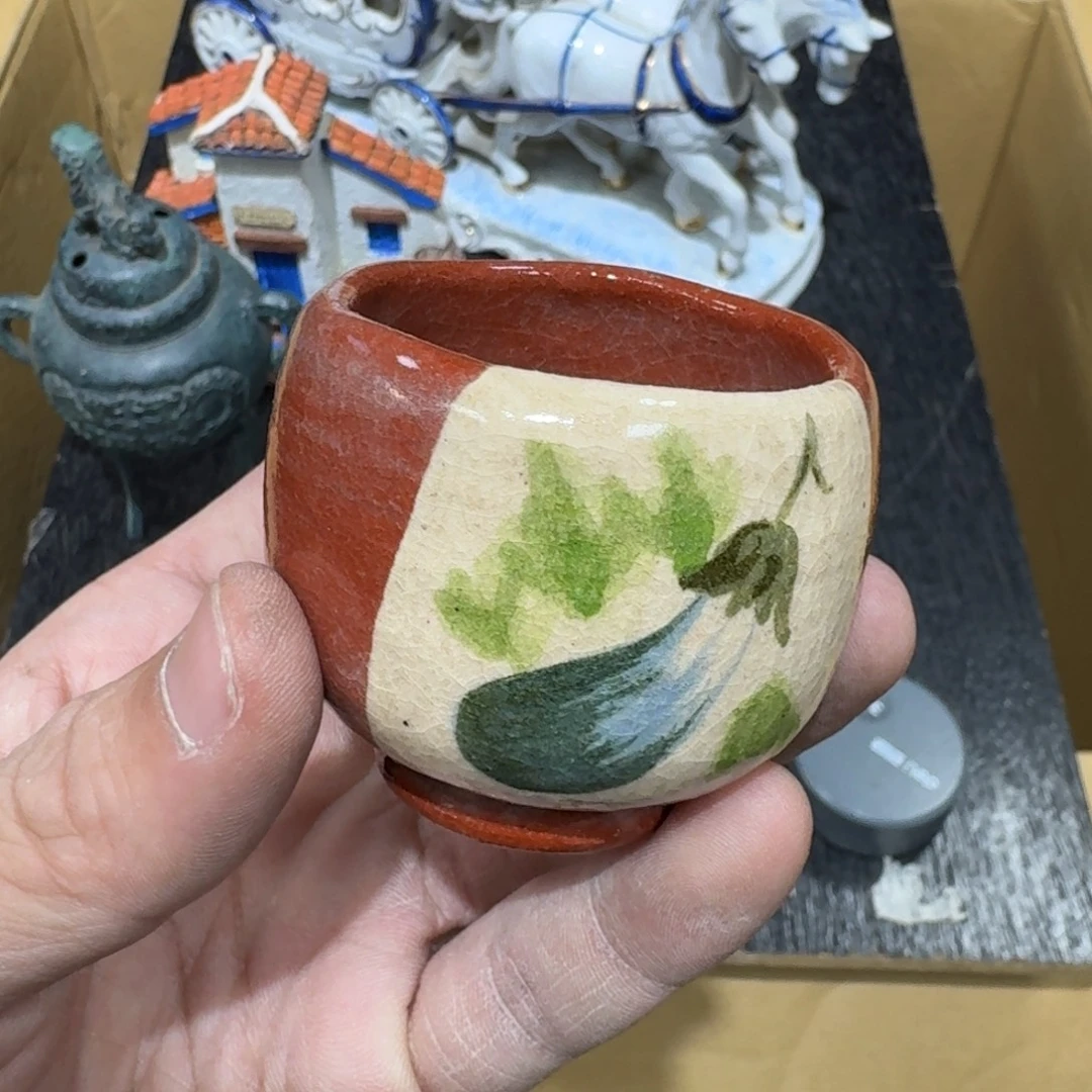 陶瓷日本中古工艺品摆件