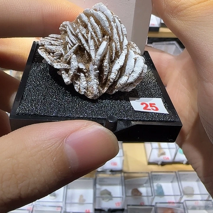 银S925沙漠玫瑰花不宝宝