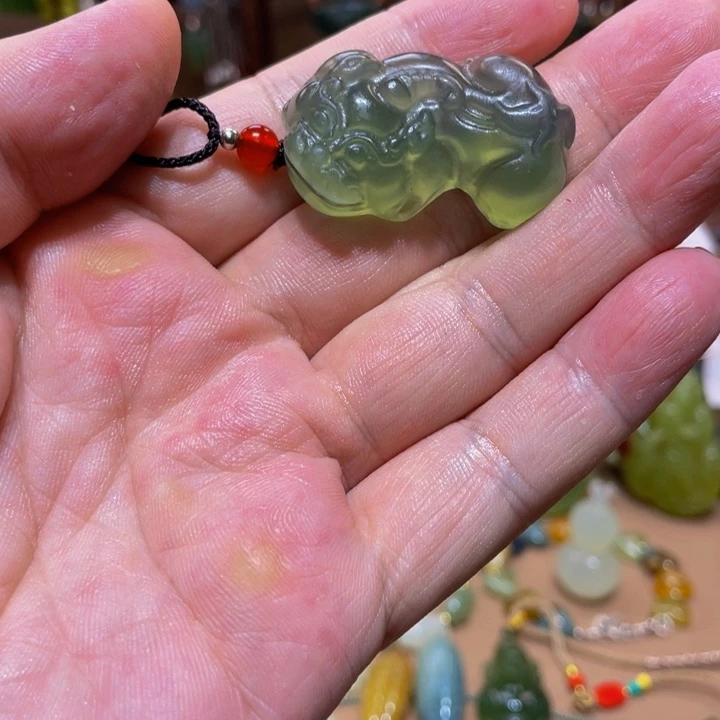 蛇纹石玉手链未镶嵌