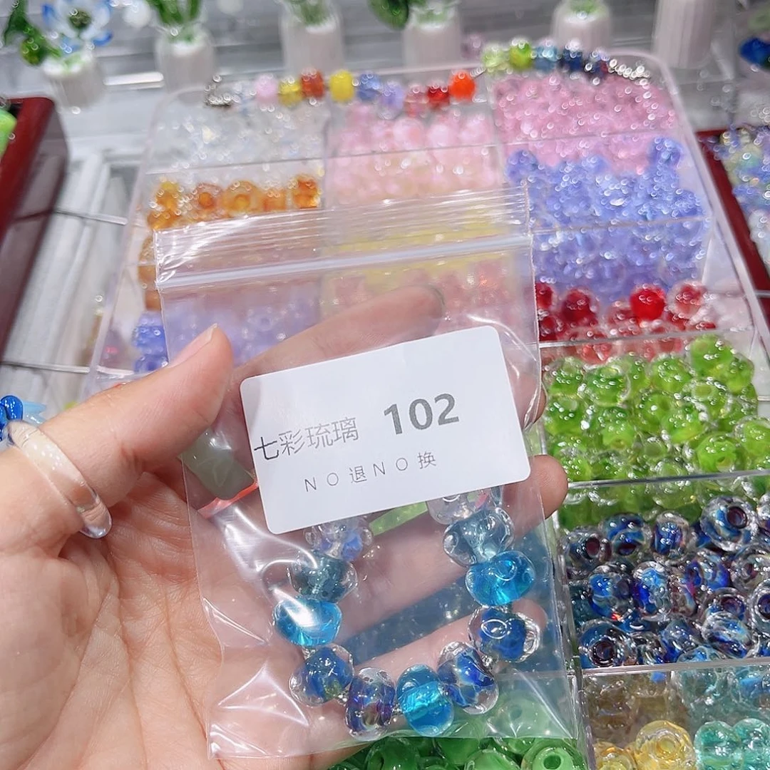 玻璃颈饰102串珠一套